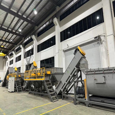 Used PE LDPE LLDPE Mulching Film Washing and Recycling Line