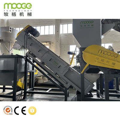 Heavy Duty HDPE Rigid Bottle Flakes Washing and Recycling Line for Waste Bottles, Drums & Hollow Containers