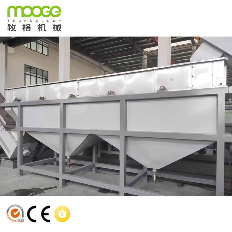 PP PE Bottle Recycling Line Washing System Crushing Drying Equipment