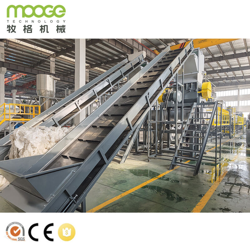 PE Agriculture Film Recycle Washing PP Woven Bag Plastic Recycling Line