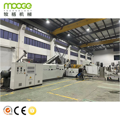 Plastic Pelletizing Extruder voor HDPE, LDPE, LLDPE Rigid Flakes Recycling Plastic Recycling Pellet Machine