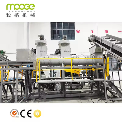Hard Waste Pet Flasken Plastic Wassen Recycling Machine