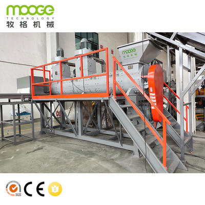 PET-flessenwaslijn Volledige recyclingoplossing voor PP PE HDPE-flessen