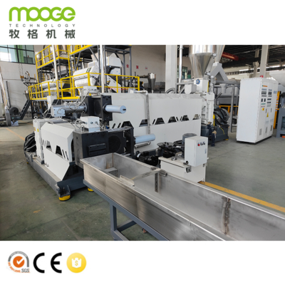 Doppelstaps strand koeling pelletizing PE Pp plastic recycling granulator machine