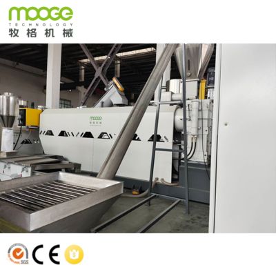 PLC-gecontroleerde HDPE PP-plastiekpelletmachine met ABB-omvormer