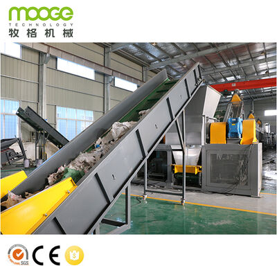 Afval PE LDPE LLDPE Mulch Film Plastic Recycling Washing Line