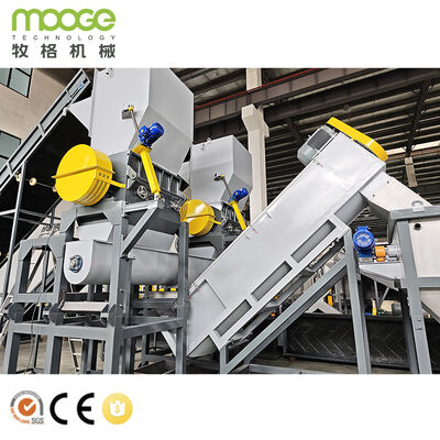 Zwakke afvalzakken verpletteren Pp Pe Plastic Film Wassen Recycling Line