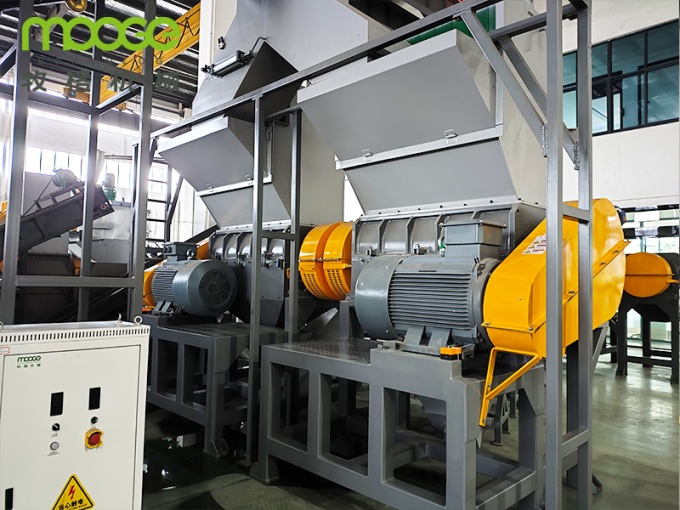 Vaste lemmet 4 Afvalplastic flessenbreker voor recycling Online ondersteuning 5