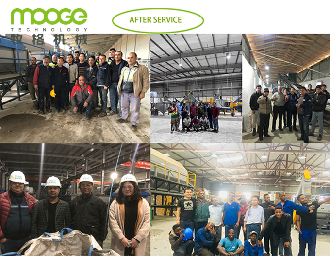 Vaste lemmet 4 Afvalplastic flessenbreker voor recycling Online ondersteuning 21