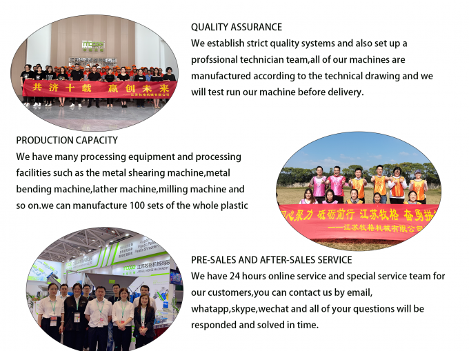 Vaste lemmet 4 Afvalplastic flessenbreker voor recycling Online ondersteuning 24