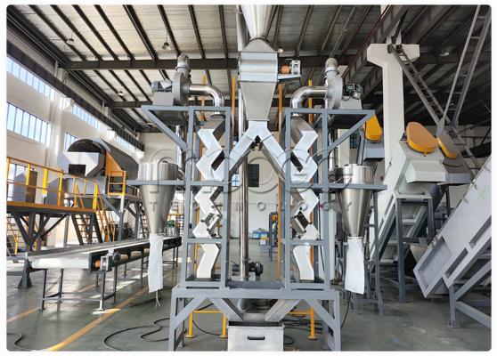 Plastic Recycling PE PP flessen reiniging droogmachine 17