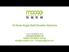 Eenastig afval van kunststofblokken versnippermachine 200 kg/h Granulator